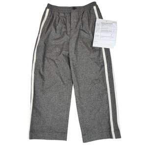J Crew‎ Crewcuts Ollie Faux Wool Pants Girls 6-7 Heather Carbon Gray NWT Preppy